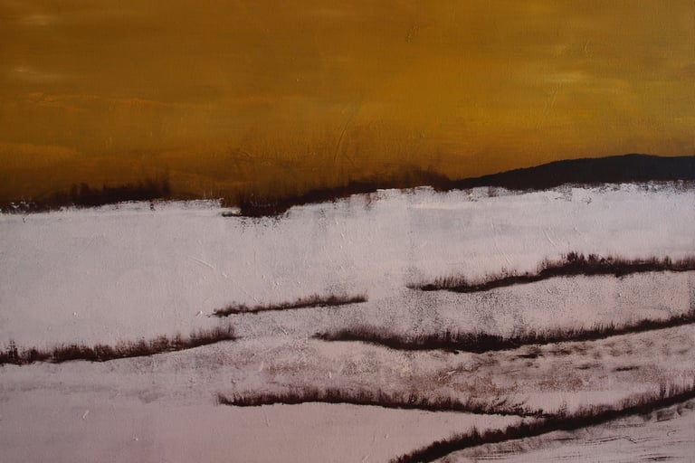 Jaï - Acrylique sur toile "Steppes"- 162x130cm - Collection "Les grands Espaces " 2025