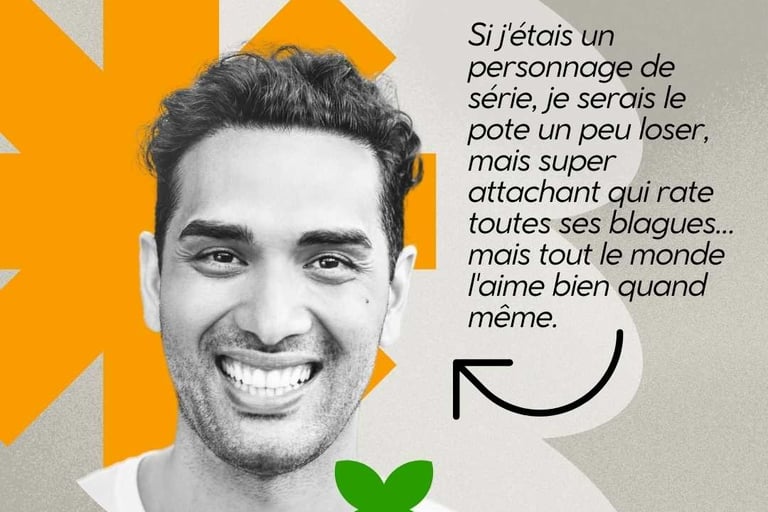 Se décrire avec humour : exemples pour homme