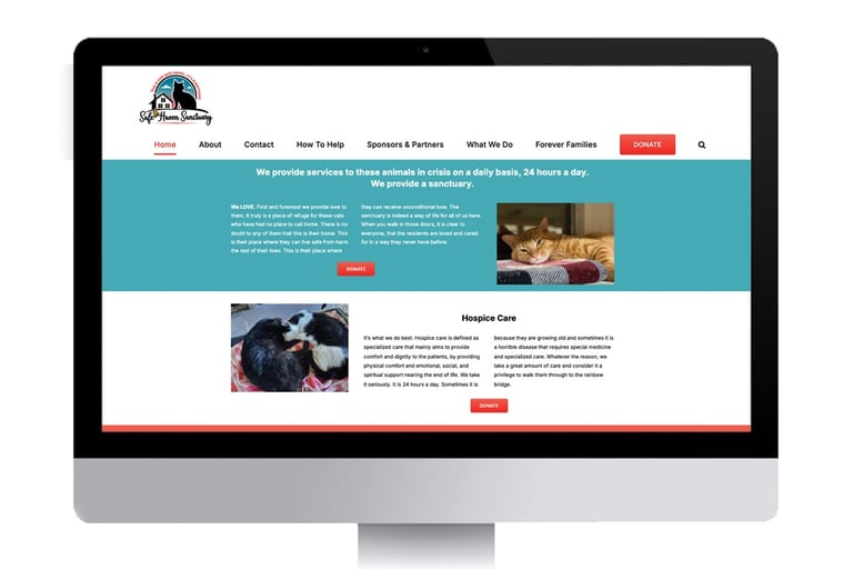 Safe Haven Sanctuary website image