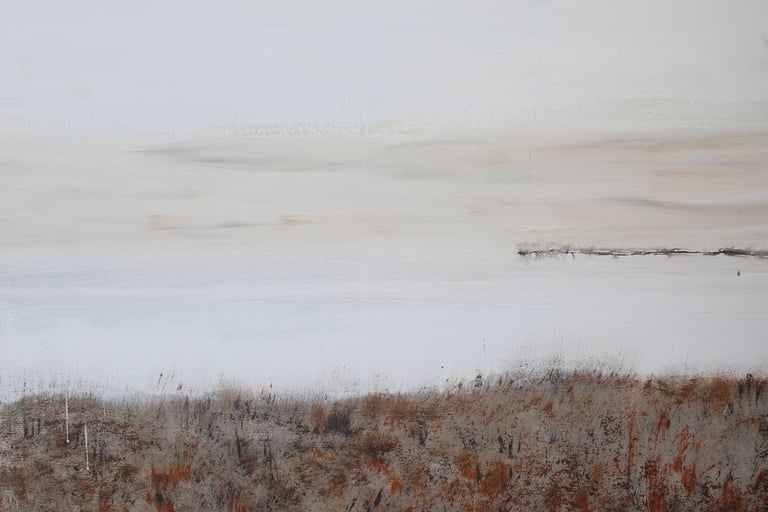 Artiste Jaï - Acrylique sur Toile - Collection "Les grands espaces" numero 2 - 73x60cm 