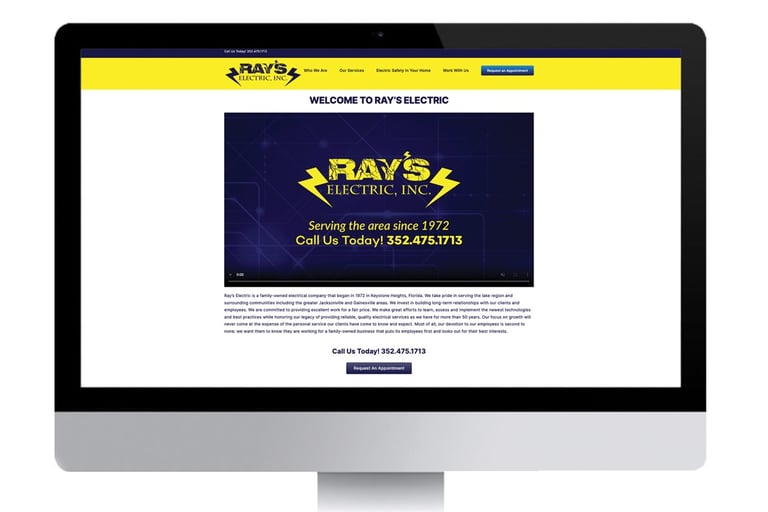 Ray's Electric website image
