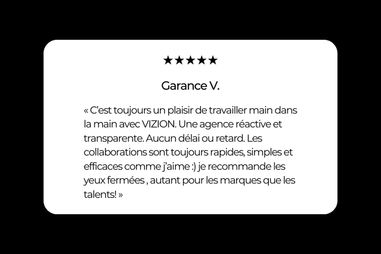 Avis Client VIZION