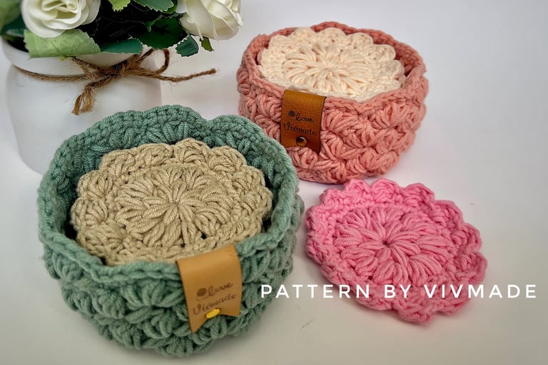 Face Scrubbies with Basket - Iris