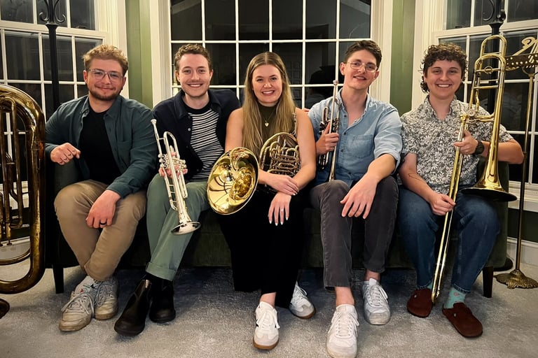 Bur Oak Brass group photo