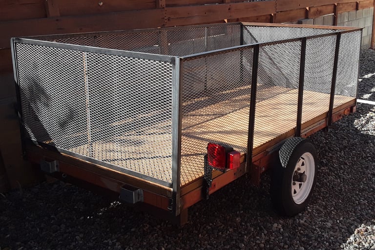 Metal Siding on a Utility Trailer