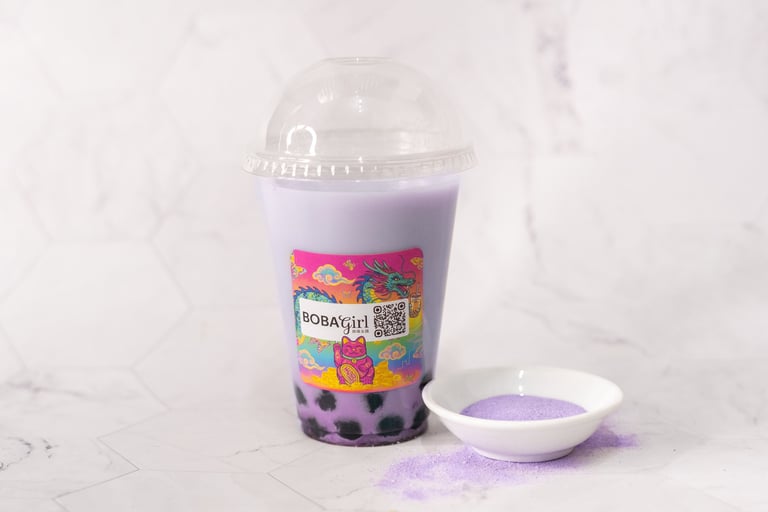 Boba Girl Taro Milk Tea
