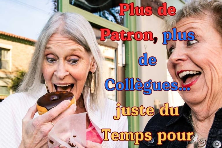 photo humoristique retraite femme