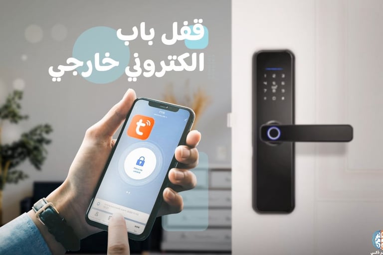 إقفال ذكية للابواب في الدمام والخبرقفل الباب الذكي ٨
