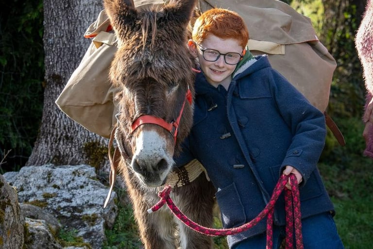 balade découverte à dos d'âne