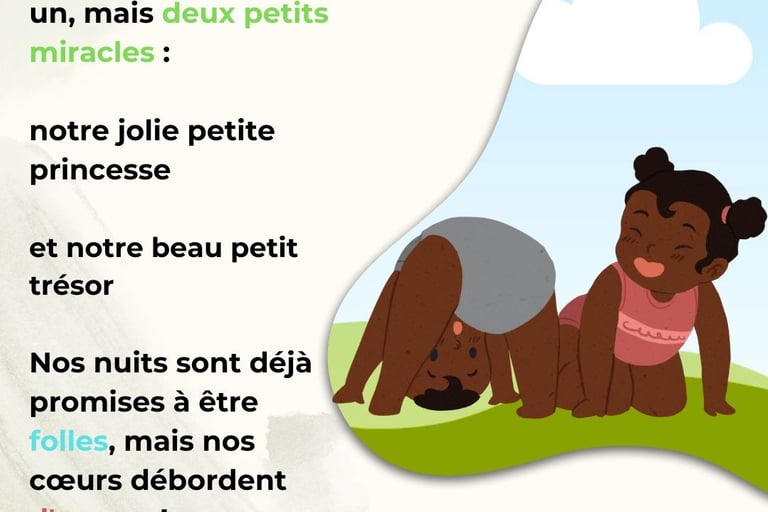 faire-part de naissance frere et soeur humour