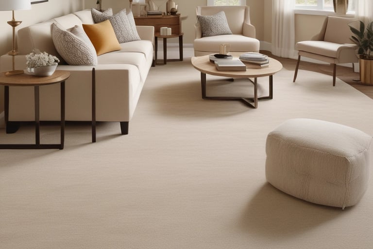 Sleek kitchen showcasing shiny tile flooring and a modern countertop.