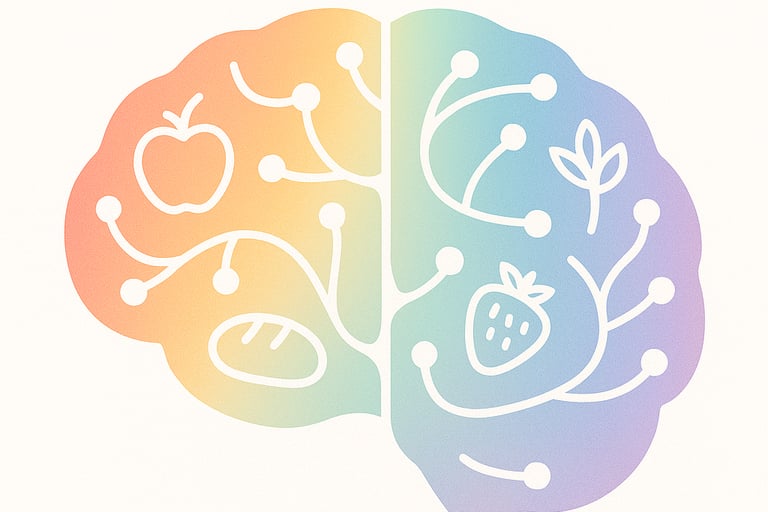 Brain illustration neurodiversity eating disorders Paris specialist
