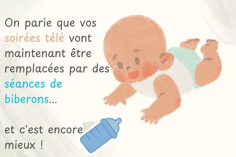 felicitations naissance humour image garcon