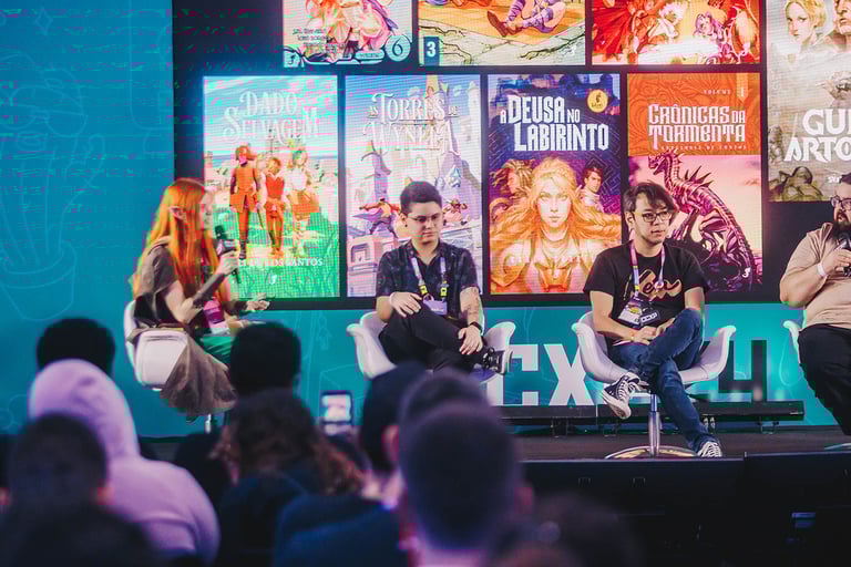 Palestra no Palco Ultra. CCXP 2024.