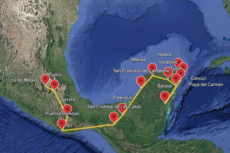 Itinerario di 1 mese in Messico