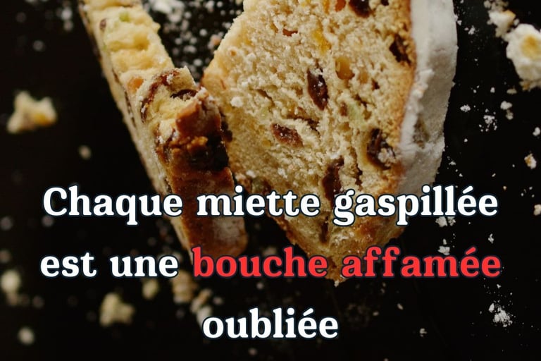affiche slogan anti-gaspillage alimentaire