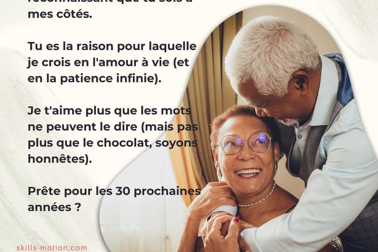 belle carte anniversaire mariage 30 ans humoristique gratuite