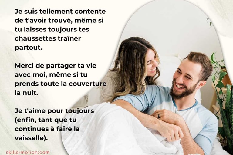 texte anniversaire de mariage pour son mari humour