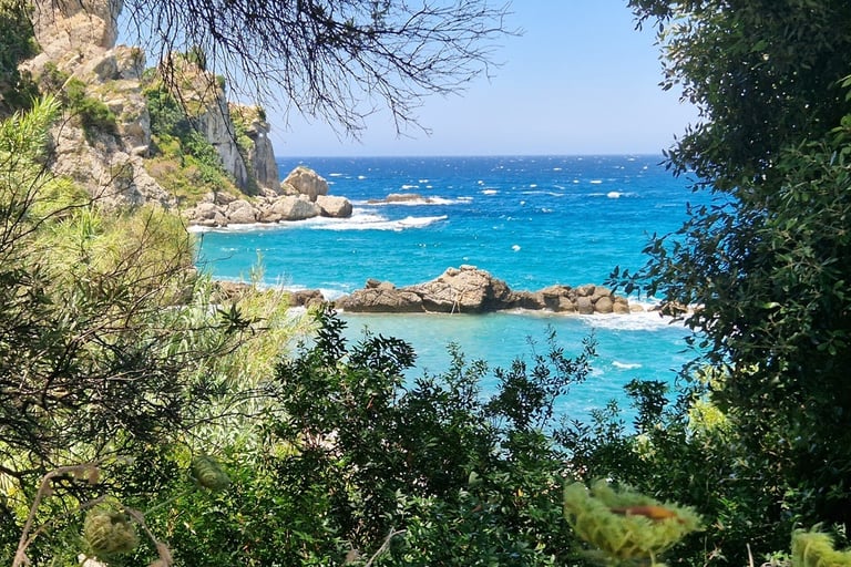 Beachwalk Agios Gordios Corfu Villa Olivia Pentati