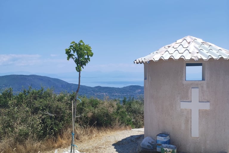 Monastery Elias Corfu Villa Olivia Pentati