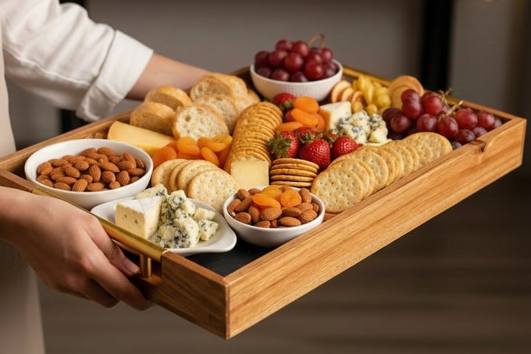 Snazzora charcuterie serving tray