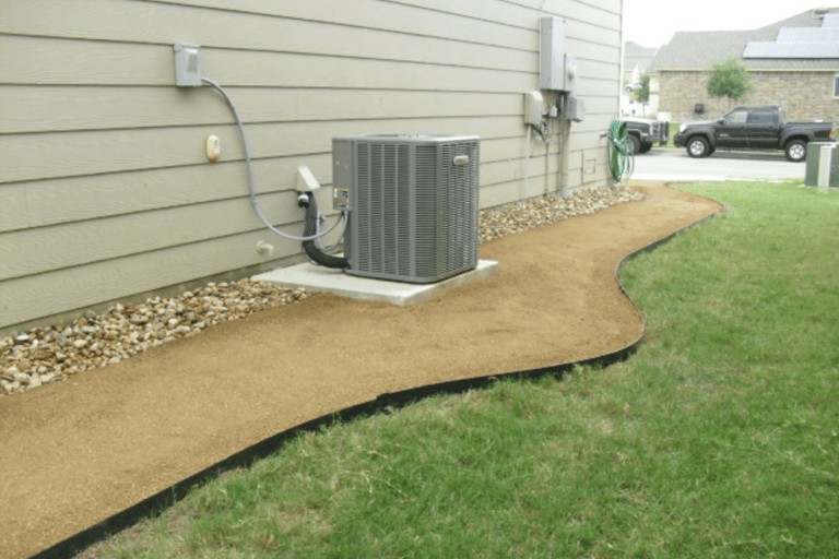 installed  decomposed granite walkway 
