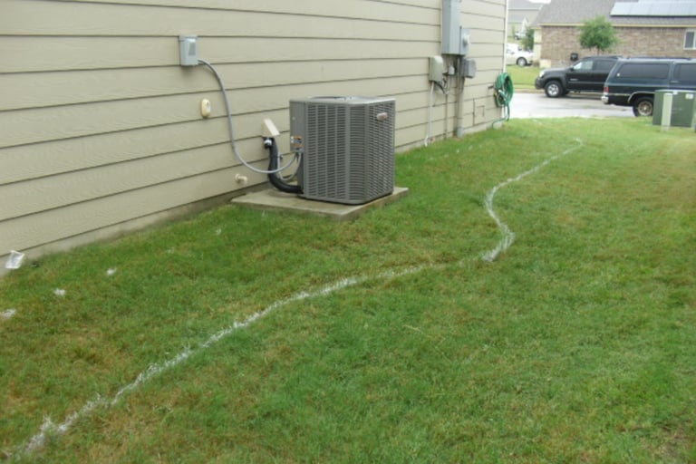 Before decomposed granite walkway 