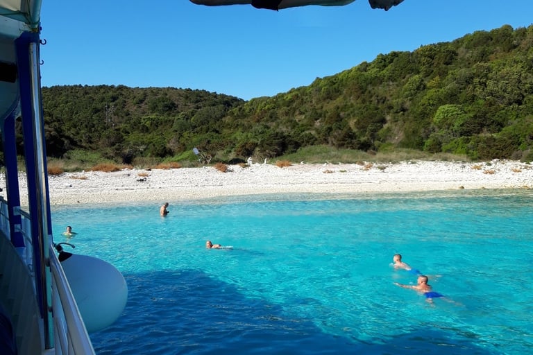 Antipaxos Swimming Corfu Villa Olivia Pentati