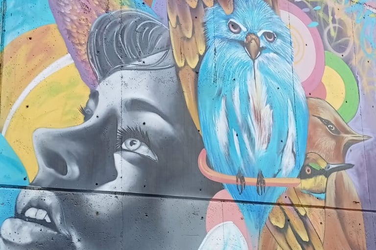 Cosa fare a Medellin - graffiti a Comuna 13
