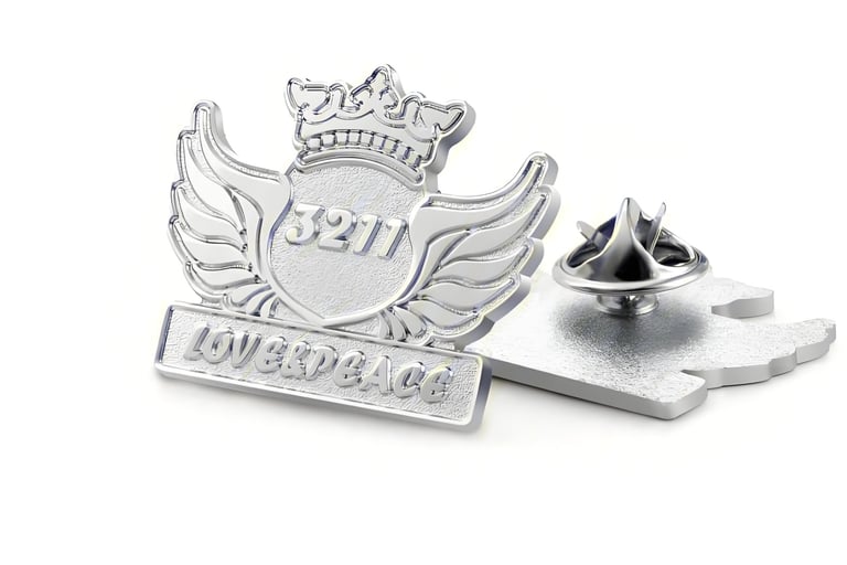 a pin badge on a lapel pinback