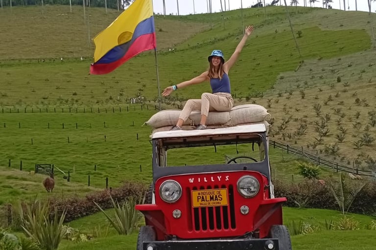 jeep willys a Valle del Cocora