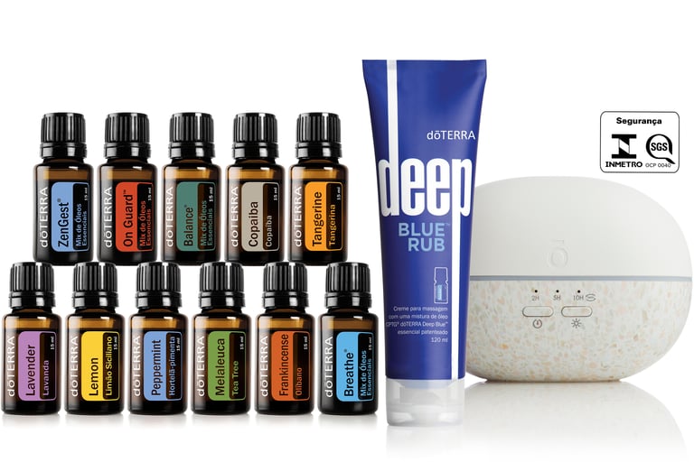 kit essencial para o lar doterra óleos essenciais