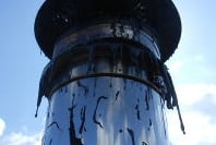 Bistre Départ de feu de conduit Ramonage Stef-flam nantes vertou reze