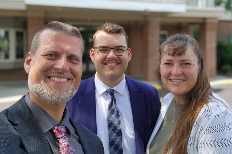 Pastor Brian & Sister Camille Elam and Brother Matthew