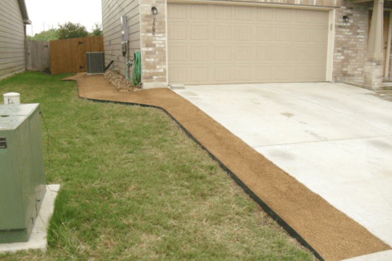 completed decomposed granite walkway 