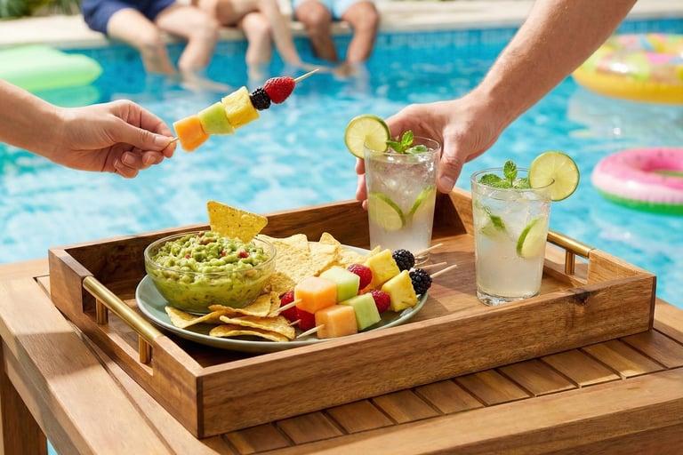 Snazzora party serving tray