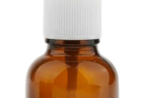 a bottle of a brown nasal spray bottle with the word Airyn written on it in white writing