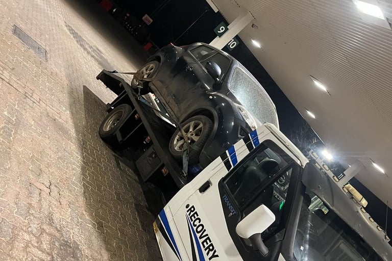 alt="Van recovery in Pershore – live job shown in gallery"