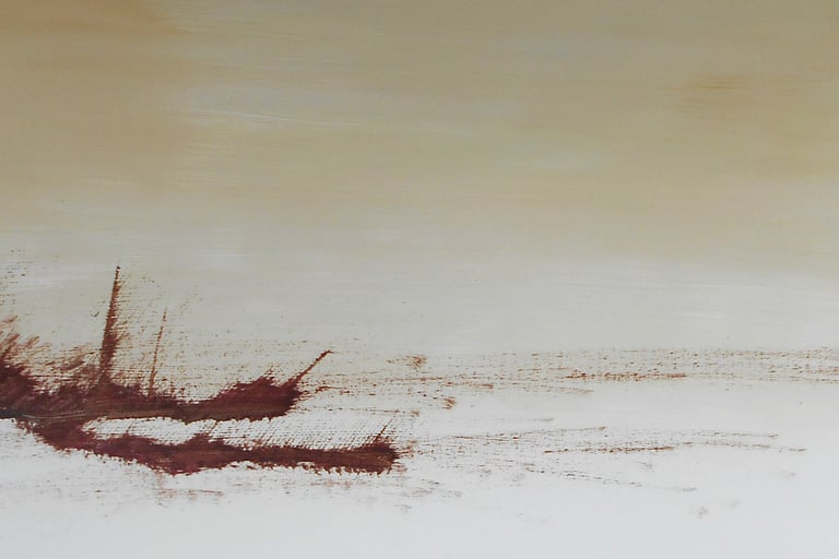 Jaï - Acrylique sur toile 80x80cm - VENDU - Collection "Les grands Espaces " 2025