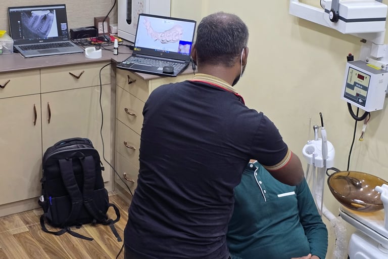 Dental intraoral scanner for best results at the best dental clinic in wakad