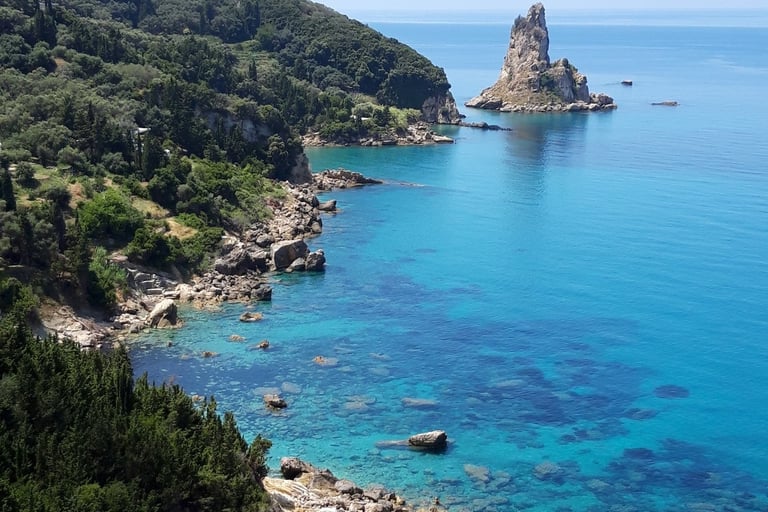 Beachwalk Agios Gordios Corfu Villa Olivia Pentati