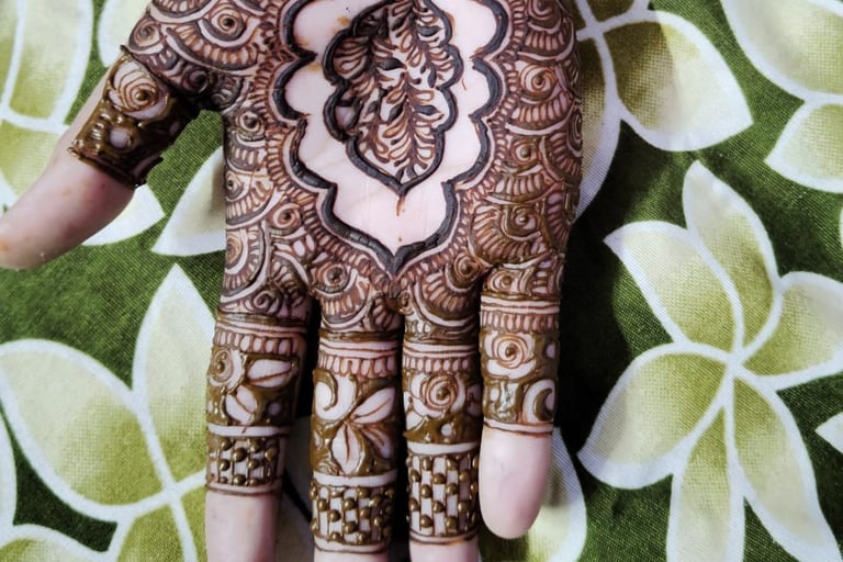 Professional Home Bridal and Party Mehndi Artist Service in Boisar, Palghar, and Umroli