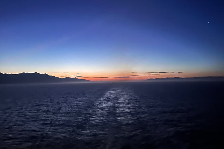 midnight sun in Alaska 