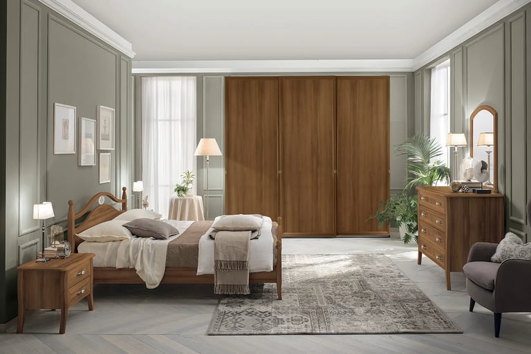 MazarakisArt: Συρώμενη Ντουλάπα Δωματίου - Ξύλο