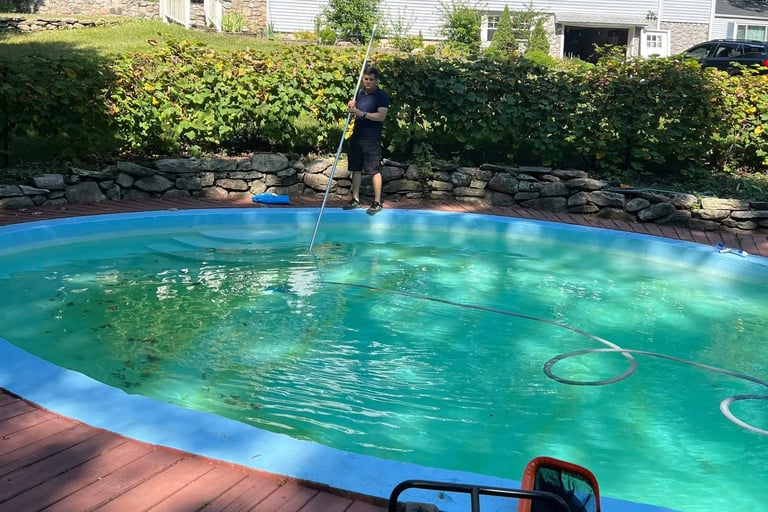 High-quality pool maintenance and repair services for both residential and commercial pools in CT