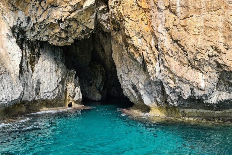 Cave Snorcheling diving Corfu Villa Olivia Pentati
