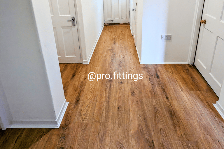 Hardwood floor installed by Pro Fittings Ltd in Olympic Village Stratford