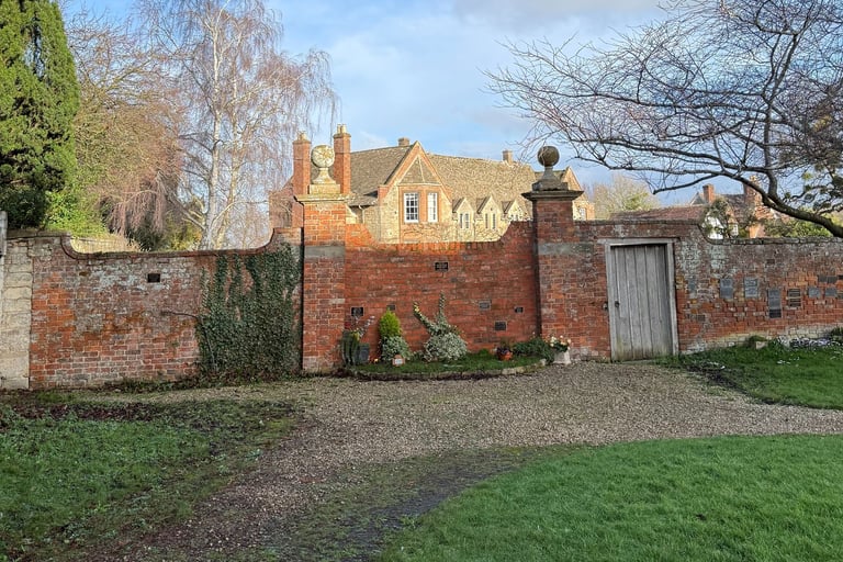 Bredon Rectory from Churchyard