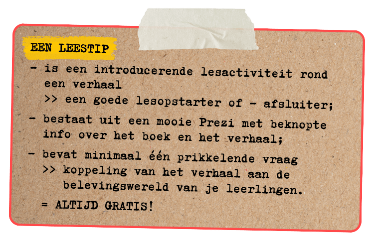 Nederlandse leesonderwijs lesbrief met leestips voor een interactieve boekbespreking in de klas.