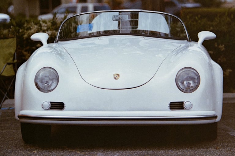 Porche captured on film